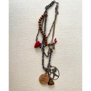 Vintage Juicy Couture Cupids Charm Necklace